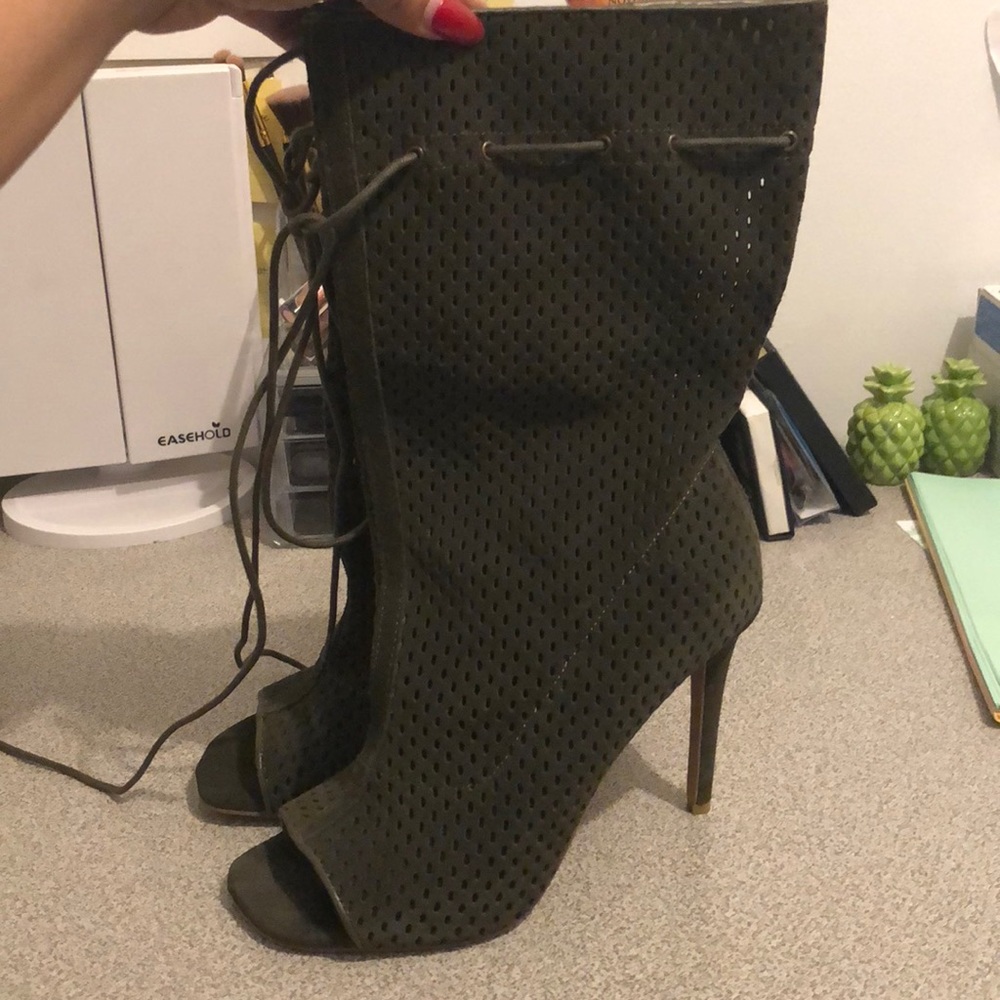 Steven madden leather booties